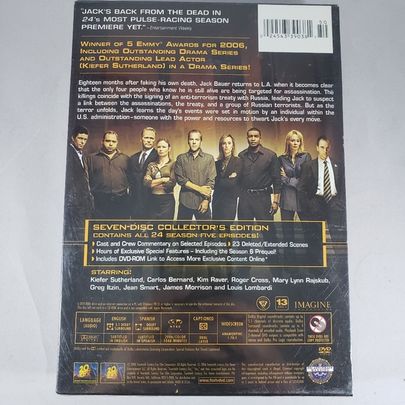 24 season 5 DVD set New Sealed - Picture 2 of 5